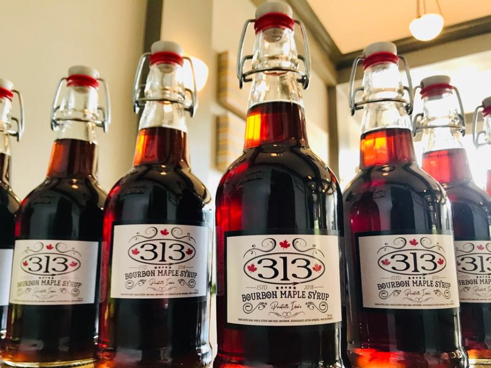 313 whiskey room bourbon maple syrup